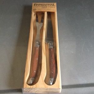 Barenthal Laguoile 2 pc Carving Set in wooden Case